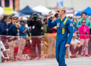 Blue Angels pilot prepares for takeoff