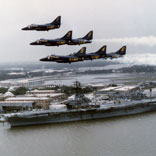 Blue Angels historical photo, 1976. (Washington, DC)